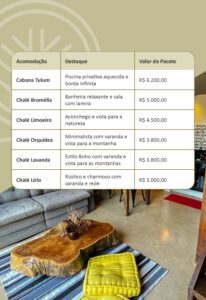 Tarifário 2026: Conheça os Valores das Nossas Acomodações